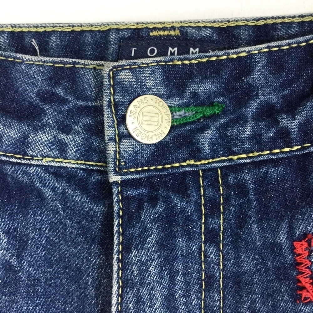 Tommy Jeans Size 11 Denim Vintage Flare 100% Cotton - Picture 5 of 7